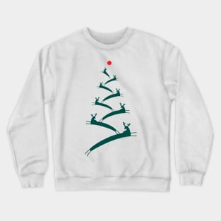 Reindeer Tree Crewneck Sweatshirt